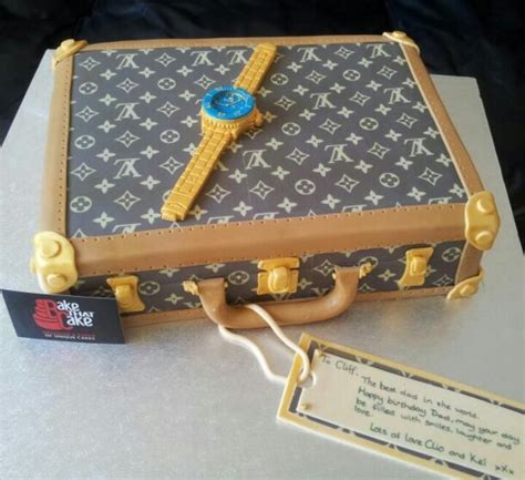 louis vuitton briefcase cake|Louis Vuitton monogram briefcase.